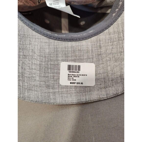 Men's Travis Mathew Aloha Shirts Snapback Golf Hat One Size Heathered Gray - Picture 6 of 6
